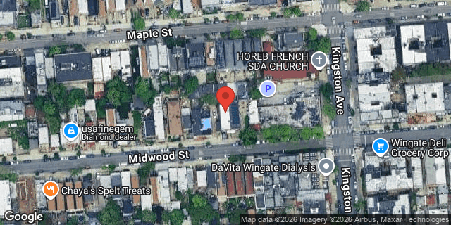 Aerial map of 517 MIDWOOD STREET, Brooklyn