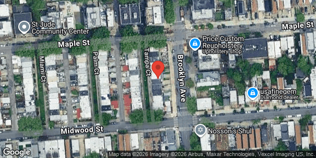 Aerial map of 11 TAMPA COURT, Brooklyn