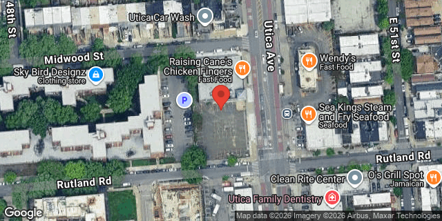 Aerial map of 506 UTICA AVENUE, Brooklyn
