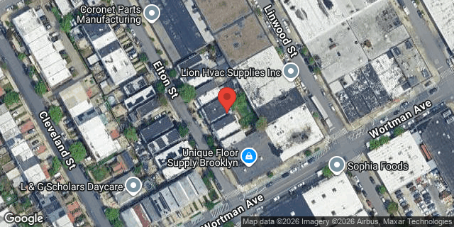 Aerial map of 917 ELTON STREET, Brooklyn