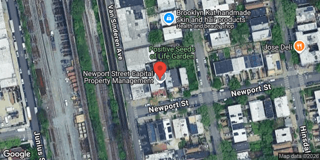 Aerial map of 417 NEWPORT STREET, Brooklyn