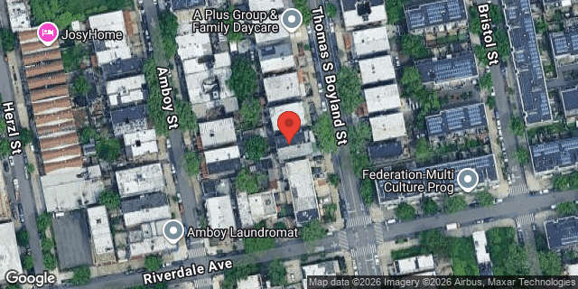 Aerial map of 796 THOMAS S BOYLAND ST, Brooklyn