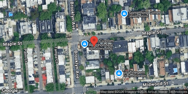 Aerial map of 545 BROOKLYN AVENUE, Brooklyn