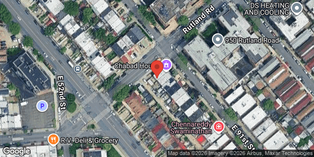 Aerial map of 118 EAST 91 STREET, Brooklyn