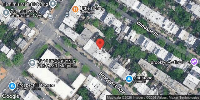 Aerial map of 385 PROSPECT AVENUE, Brooklyn