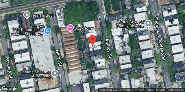 Aerial map of 364 AMBOY STREET, Brooklyn