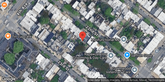 Aerial map of 206 22 STREET, Brooklyn