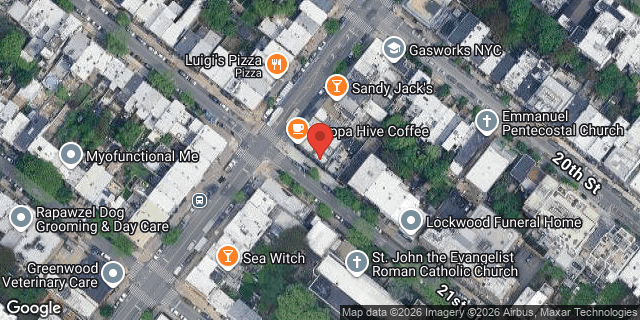 Aerial map of 689 5TH AVENUE, Brooklyn