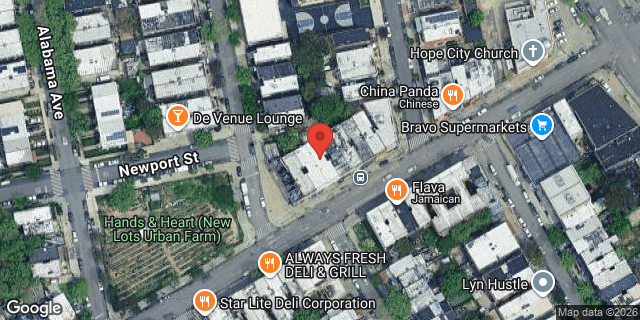 Aerial map of 329 NEW LOTS AVENUE, Brooklyn