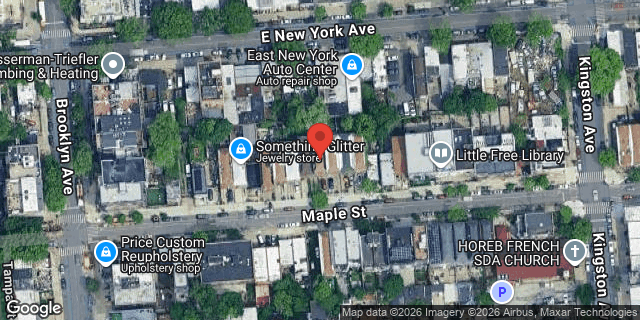 Aerial map of 499 MAPLE STREET, Brooklyn