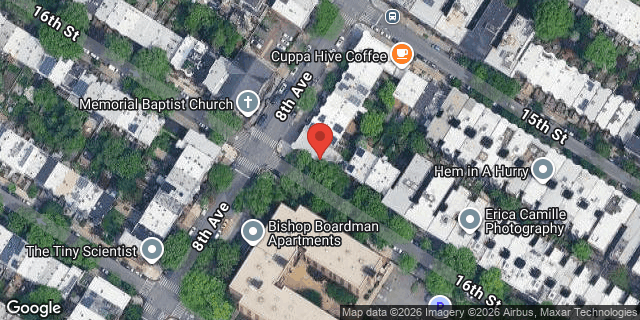 Aerial map of 1521 8 AVENUE, Brooklyn