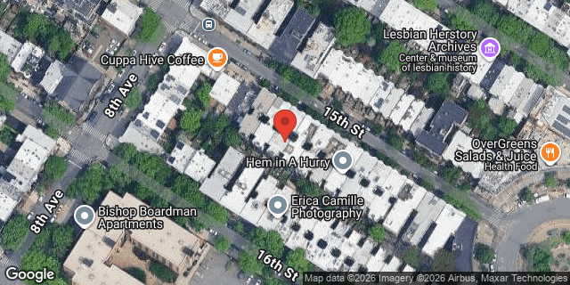 Aerial map of 444 15 STREET, Brooklyn