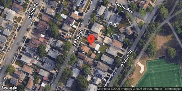 Aerial map of 144-23 231 STREET, Queens