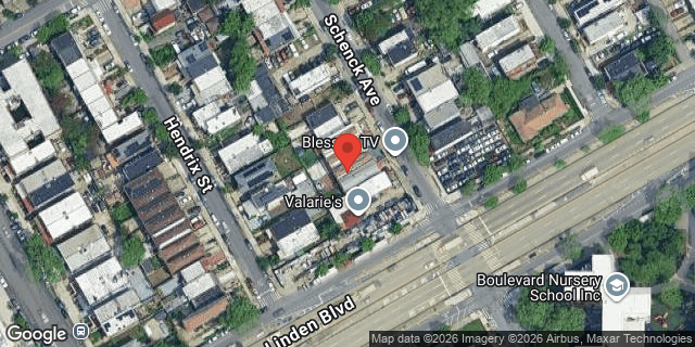Aerial map of 756 SCHENCK AVENUE, Brooklyn