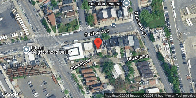 Aerial map of 696 COZINE AVENUE, Brooklyn
