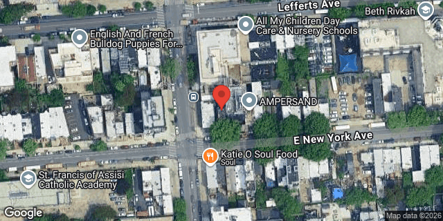 Aerial map of 455 EAST NEW YORK AVENUE, Brooklyn