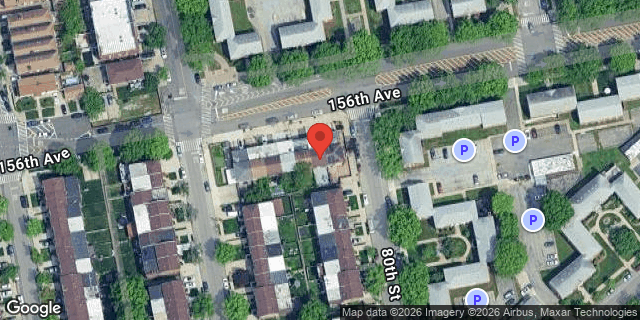 Aerial map of 79-14 FAIRFIELD AVENUE, Queens