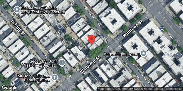 Aerial map of 168 EAST 96 STREET, Brooklyn