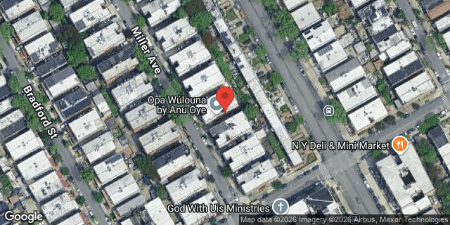Aerial map of 751 MILLER AVENUE, Brooklyn