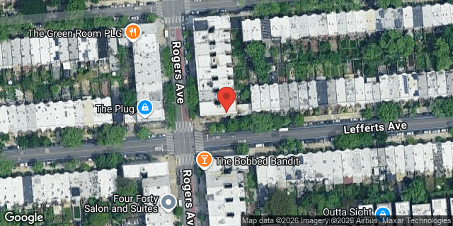 Aerial map of 425 ROGERS AVENUE, Brooklyn