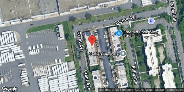 Aerial map of 1091 GRANT AVENUE, Brooklyn