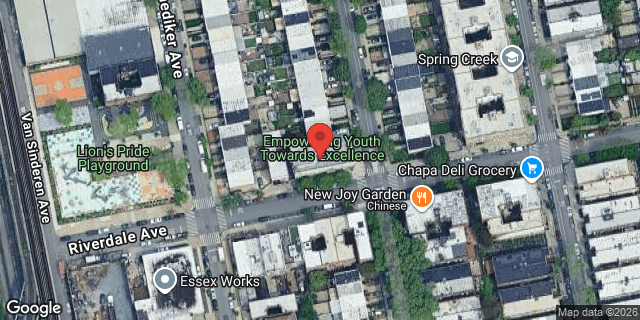 Aerial map of 504 HINSDALE STREET, Brooklyn