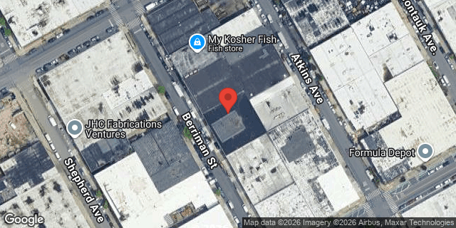 Aerial map of 663 BERRIMAN STREET, Brooklyn