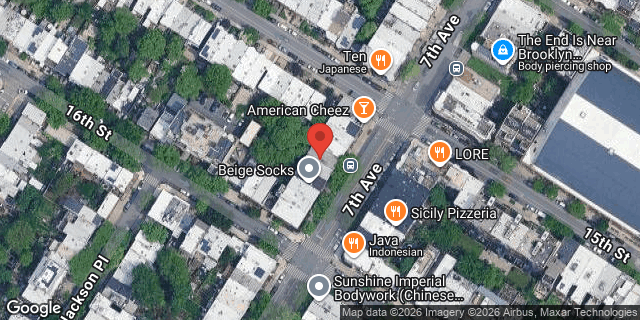 Aerial map of 452 7 AVENUE, Brooklyn