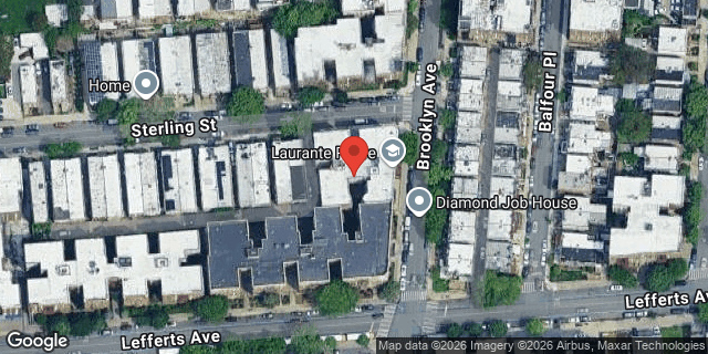 Aerial map of 474 BROOKLYN AVENUE, Brooklyn