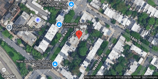 Aerial map of 593 6 AVENUE, Brooklyn