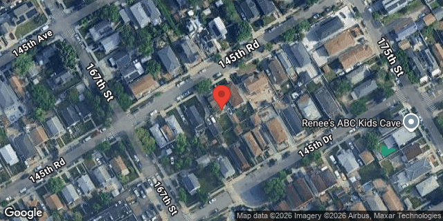 Aerial map of 167-18 145 ROAD, Queens