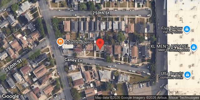 Aerial map of 137-28 CANEY LANE, Queens