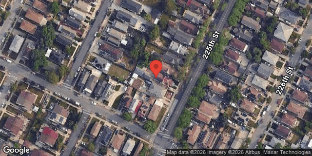 Aerial map of 144-52 225 STREET, Queens