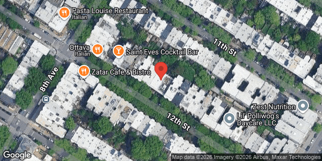 Aerial map of 489 12 STREET, Brooklyn