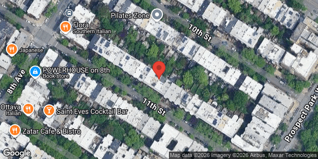 Aerial map of 607 11 STREET, Brooklyn