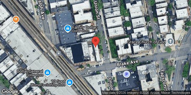 Aerial map of 2130 UNION STREET, Brooklyn