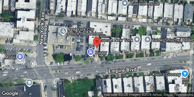 Aerial map of 449 EMPIRE BOULEVARD, Brooklyn