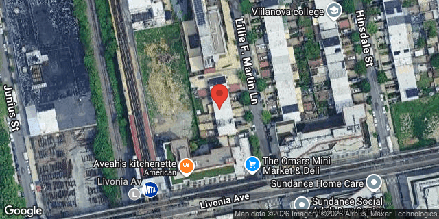 Aerial map of 430 SNEDIKER AVENUE, Brooklyn