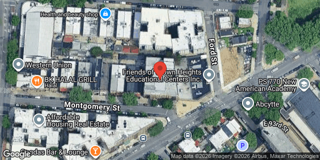 Aerial map of 1049 MONTGOMERY STREET, Brooklyn