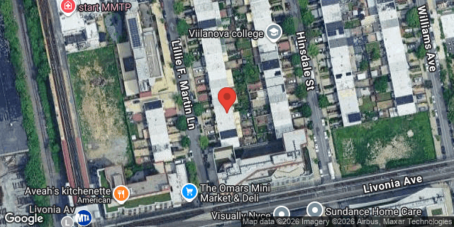 Aerial map of 425 SNEDIKER AVENUE, Brooklyn