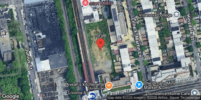 Aerial map of 457 VAN SINDEREN AVENUE, Brooklyn