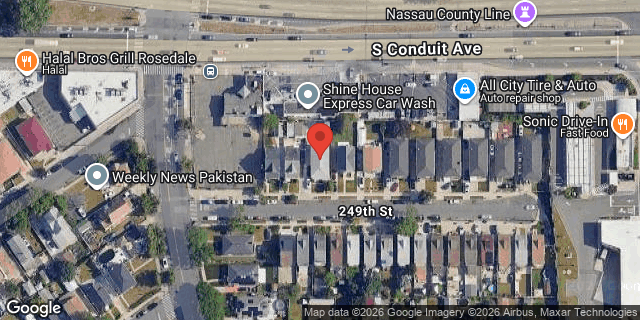 Aerial map of 137-30 249 STREET, Queens
