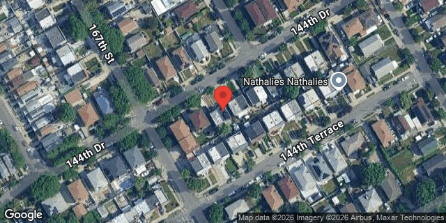 Aerial map of 167-14 144 DRIVE, Queens