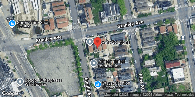 Aerial map of 1098 STANLEY AVENUE, Brooklyn