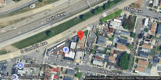 Aerial map of 124-22 SOUTH CONDUIT AVENUE, Queens