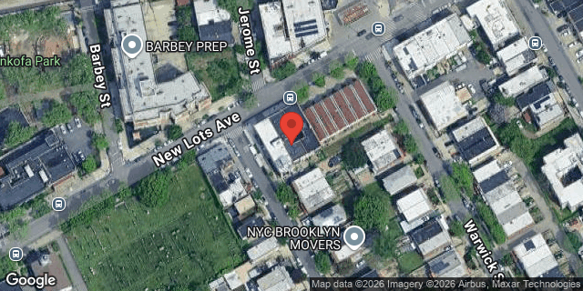 Aerial map of 684 NEW LOTS AVENUE, Brooklyn