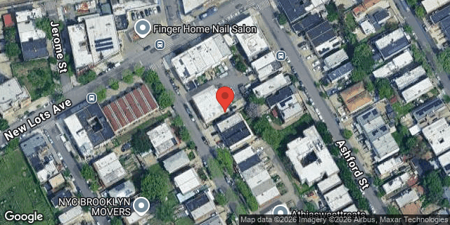 Aerial map of 701 WARWICK STREET, Brooklyn