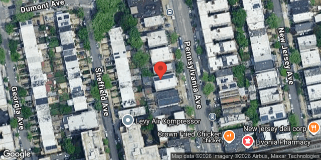 Aerial map of 480 PENNSYLVANIA AVENUE, Brooklyn