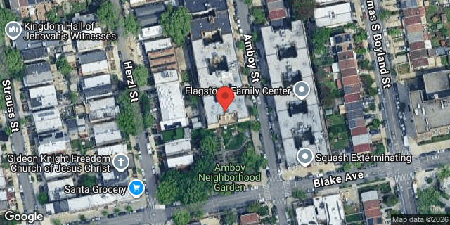Aerial map of 202 AMBOY STREET, Brooklyn
