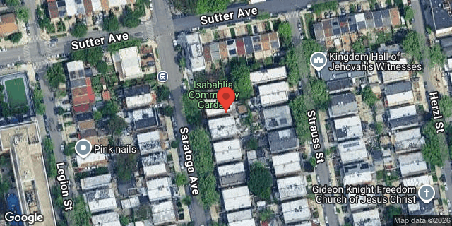 Aerial map of 619 SARATOGA AVENUE, Brooklyn